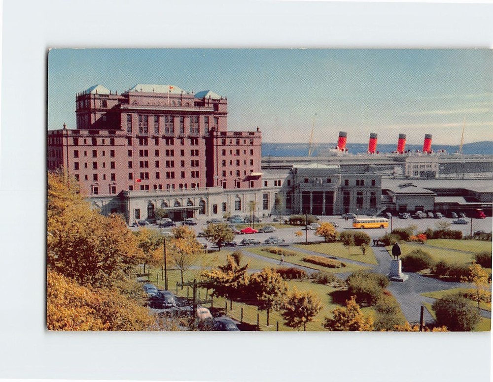 Postcard Nova Scotian Hotel & Union Station Nova Scotia Canada