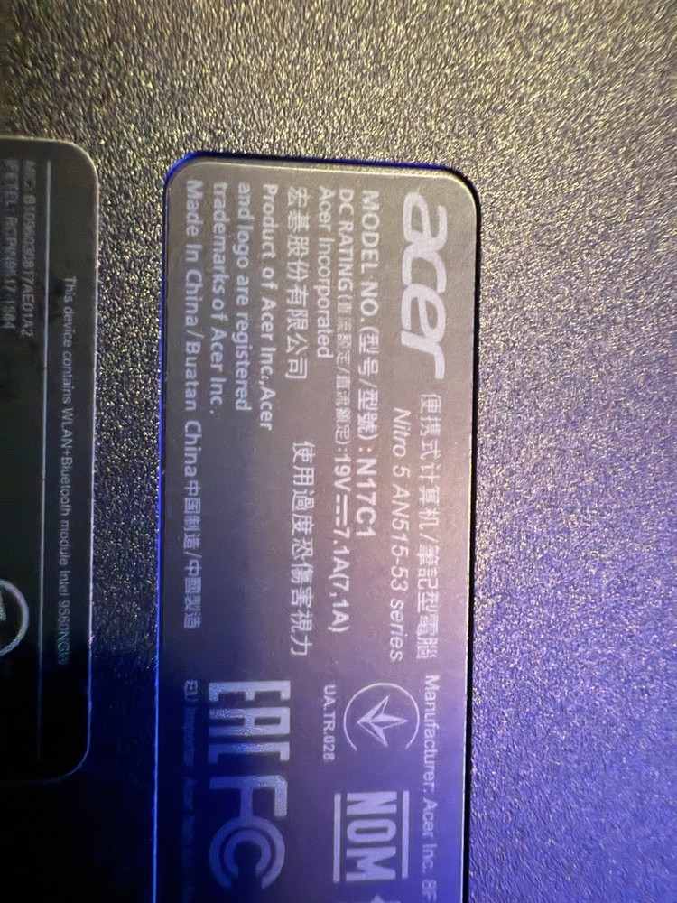 acer nitro 5 gaming laptop