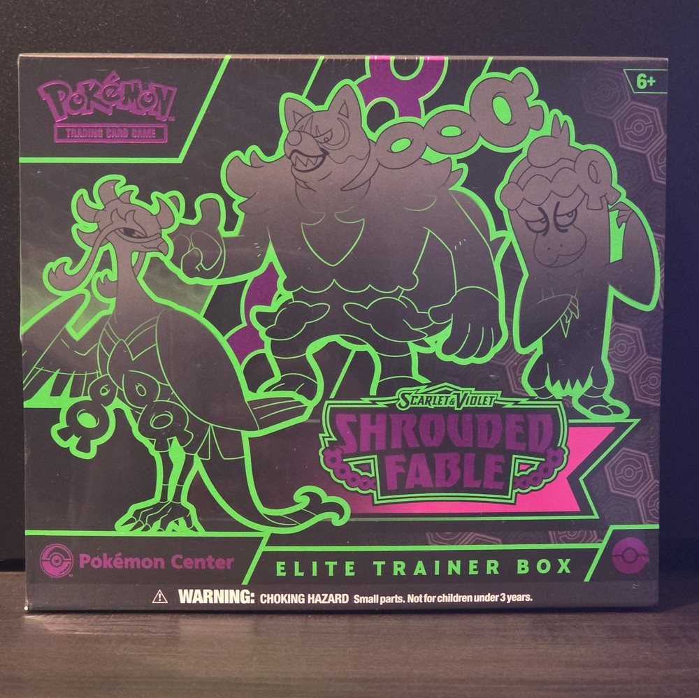 Pokemon Center Shrouded Fable ETB Factory Sealed Scarlet&Violet
