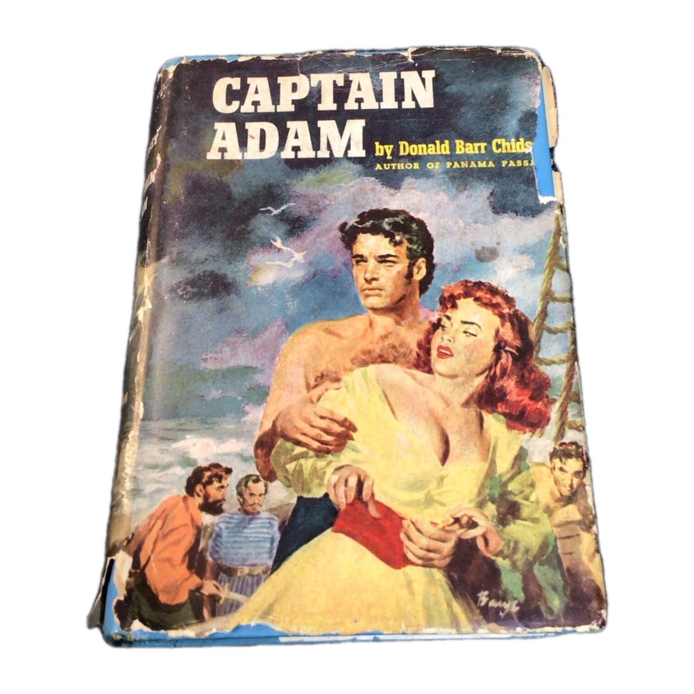 CAPTAIN ADAM by Donald Barr Chidsey Vintage 1953 Hardcover Book Club Edition