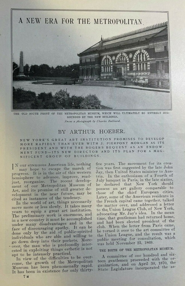 1905 Metropolitan Museum New York Caspar Purdon Clarke