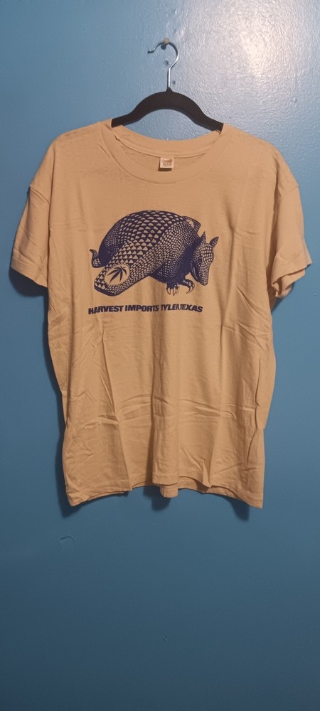 1970s Single Stitch Harvest Imports Texas Weed Shirt Size XL