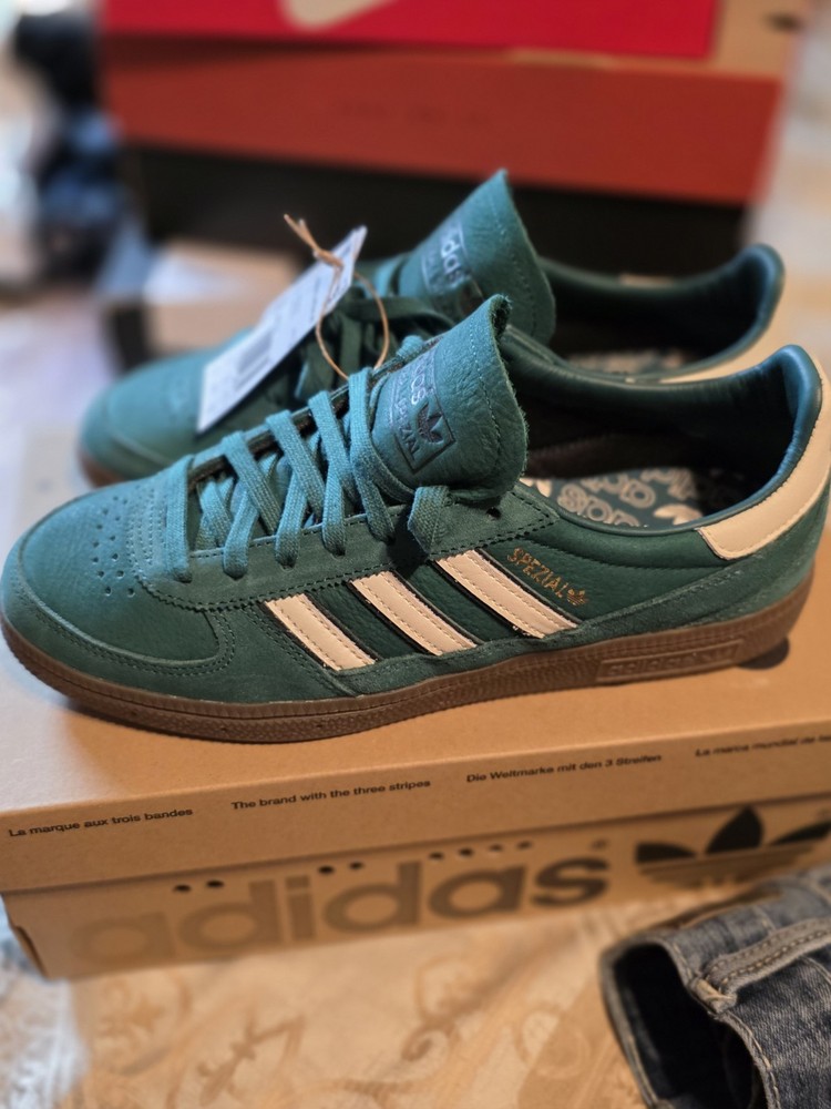 adidas Handball Spezial Weltmeister Pack Noble Green Suede Men's Sneaker IH0137