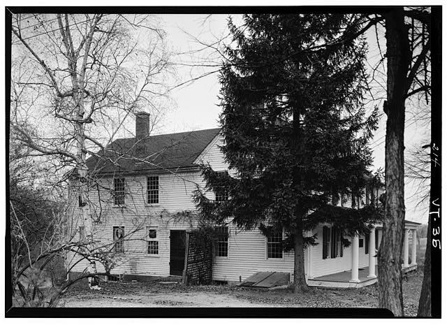 Windsor Vermont Old Constitution House 1900s North Elevation Historic House