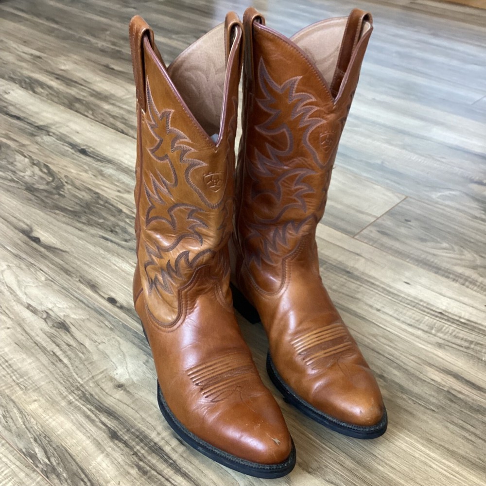 Ariat Heritage Mens Cowboy Boots R Toe Size 11D