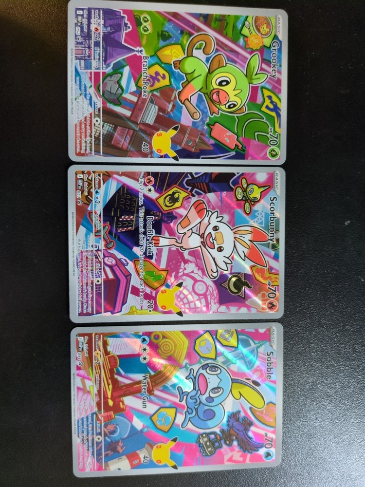Pokemon TCG First Partner Illustration Collection Series 2 Gen 8 Galar Starters
