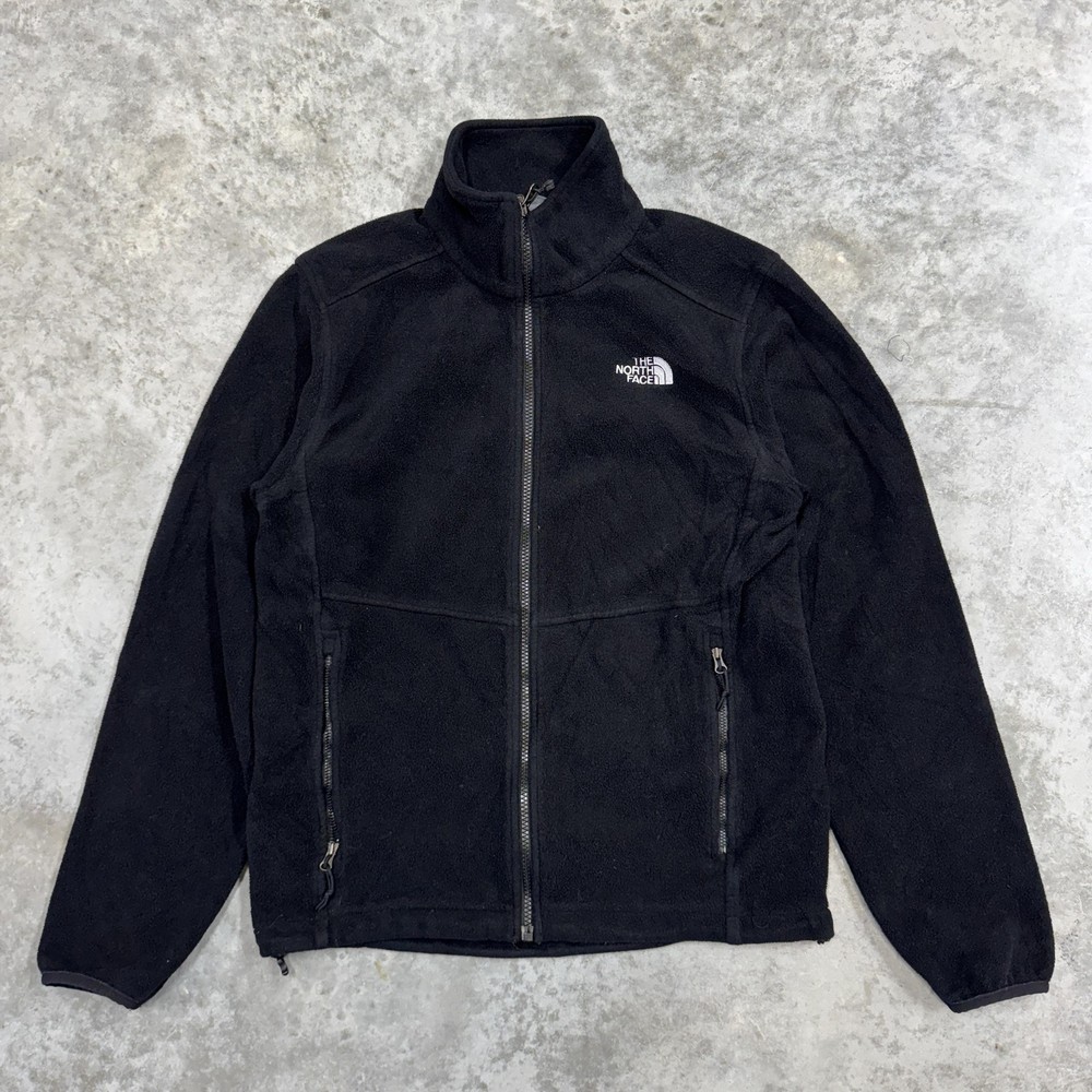 The North Face Jacket Mens Small Black Fleece Full Zip Outdoor Hiking Coat