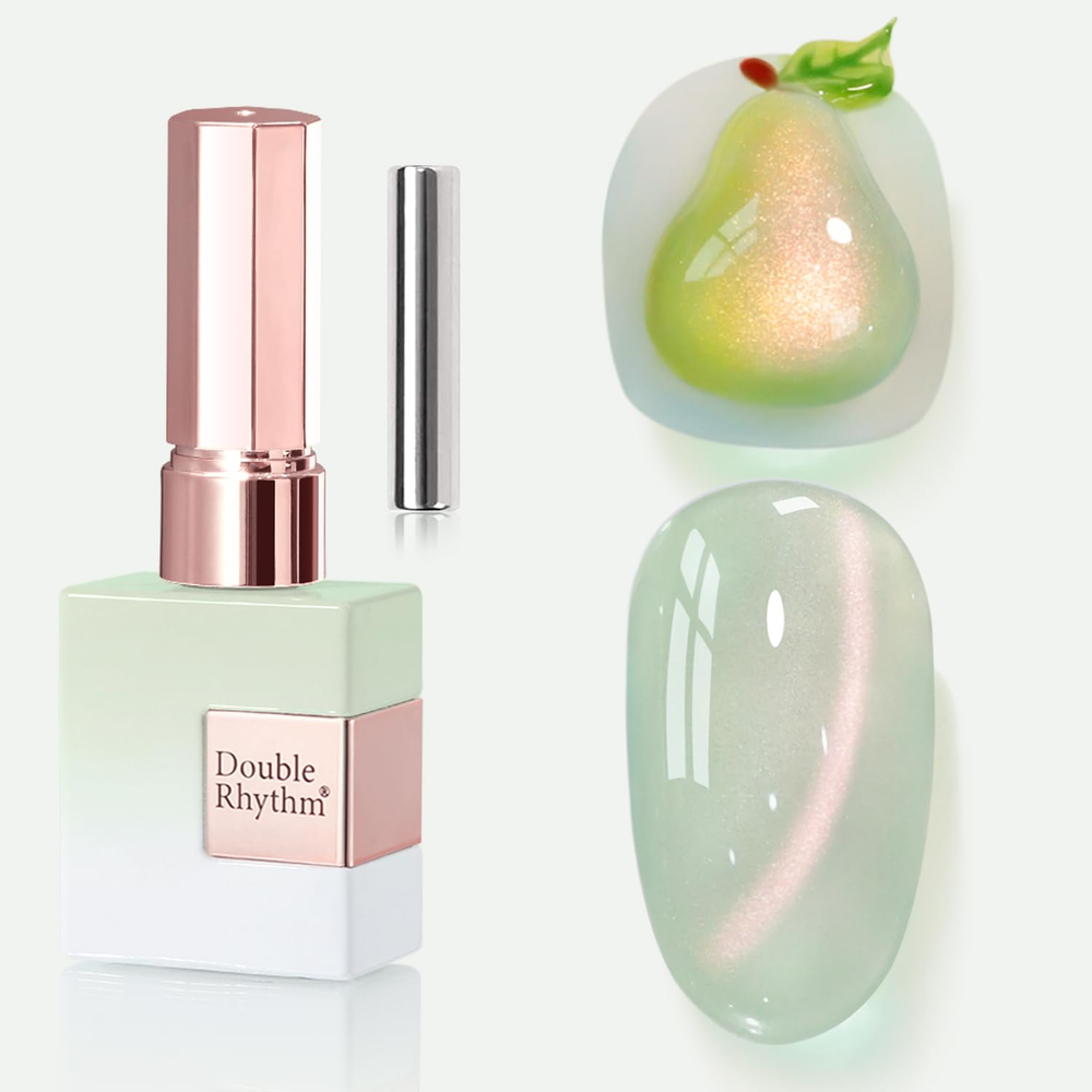 0.5 OZ Cat Eye Gel Polish with Magnet 15ML Holographic Glitter Shimmer Transluce