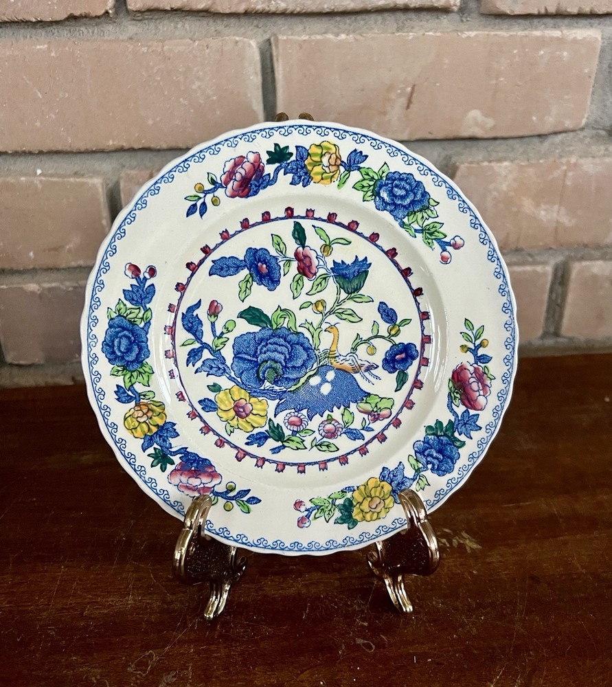 Mason’s “Regency” Ironstone 7” Bread & Butter Plate-England–Multicolor Floral