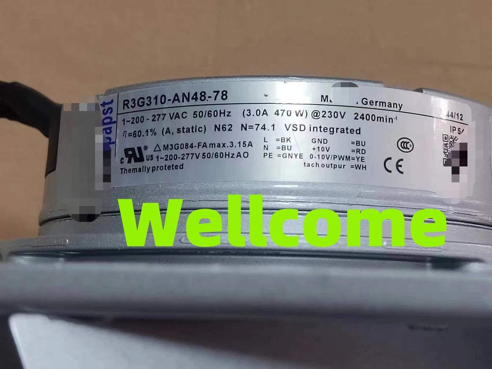 1pcs New R3G310-AN48-78 cooling Fan Fast delivery via FedEx or DHL