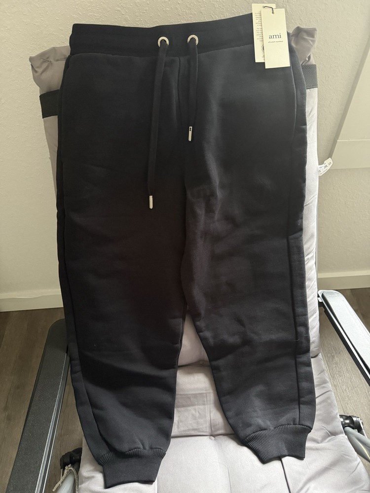 Ami Paris Ami De Coeur Drawstring Track Sweatpants Size XXS