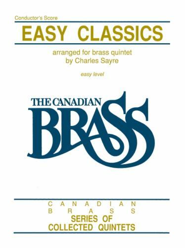 Easy Classics for Brass Quintet : Conductor Score, Paperback by Hal Leonard P...