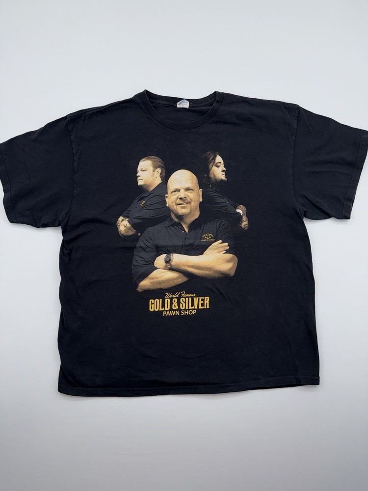 Pawn Stars TV Show Gold and Silver Pawn Shop Shirt Men's 2XL