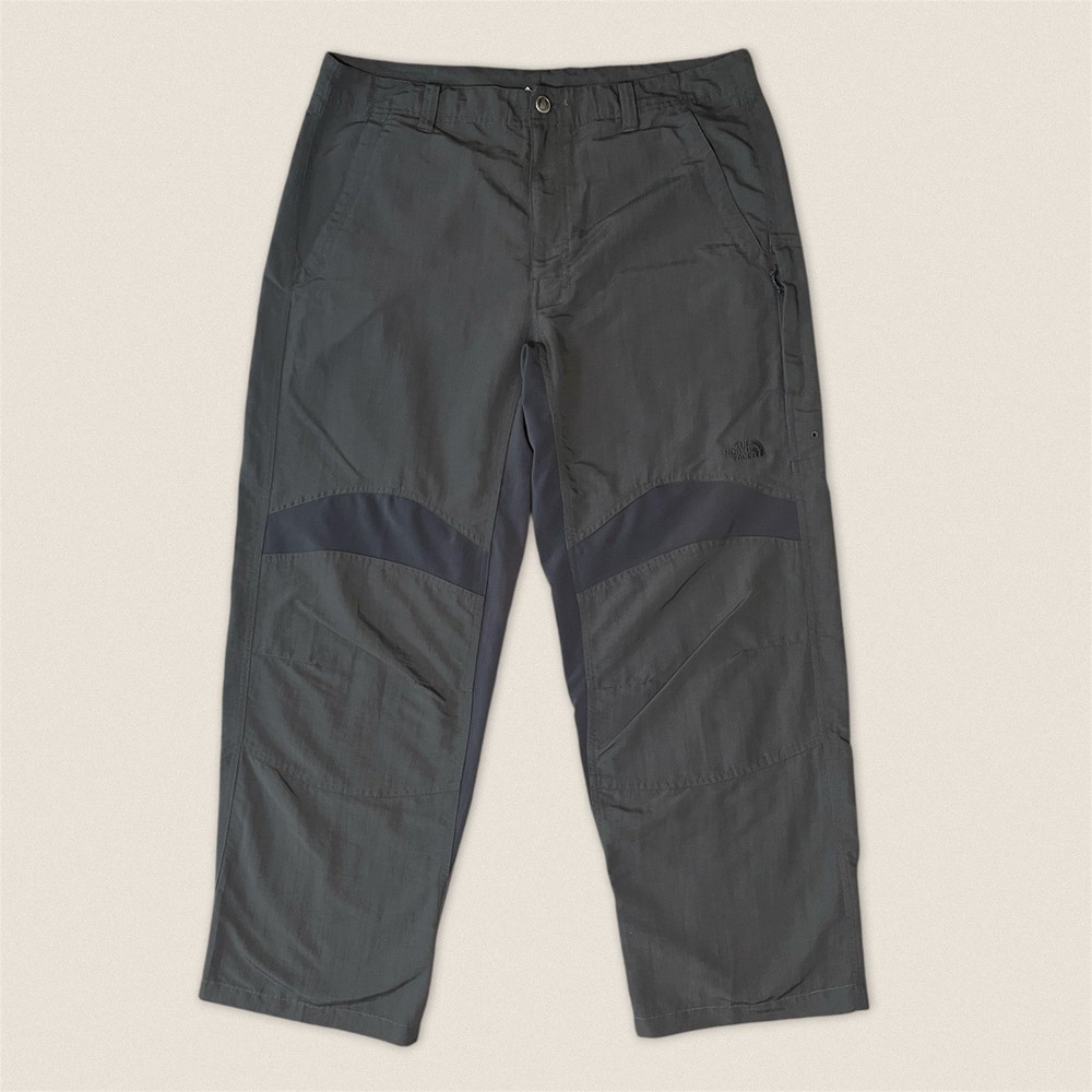 The North Face Nylon Technical Pants Mens Size 34 Dark Grey Hiking Gorpcore