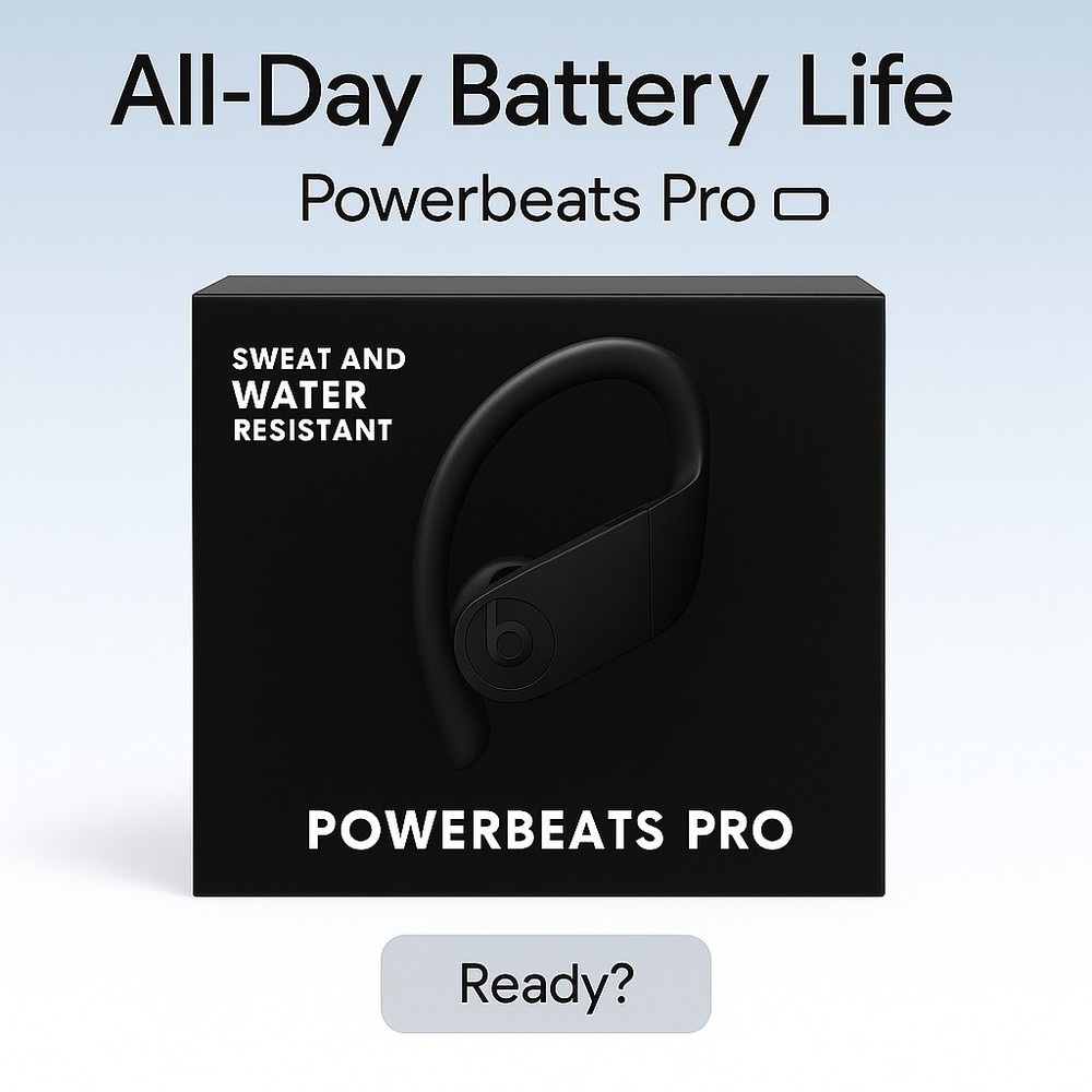 Beats by Dr. Dre Powerbeats Pro In Ear Wireless Headphones - Black