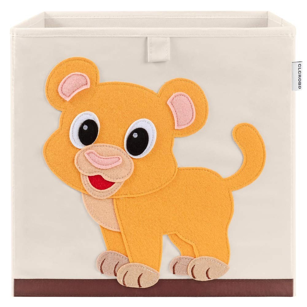 CLCROBD Foldable Animal Cube Storage Bins Fabric Toy Box/Chest/Organizer for Kid