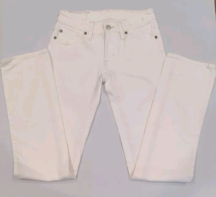 Ralph Lauren Jeans Denim Supply White Straight Fit Cotton Denim Women’s 25