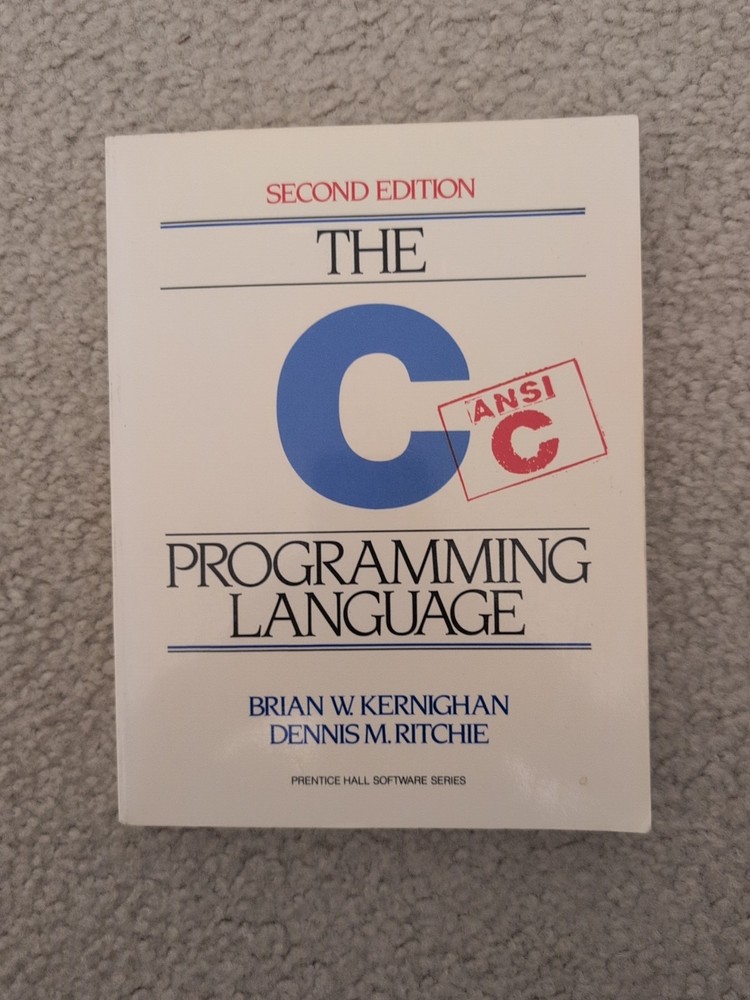 THE C Programming Language (Prentice Hall Software) Paperback