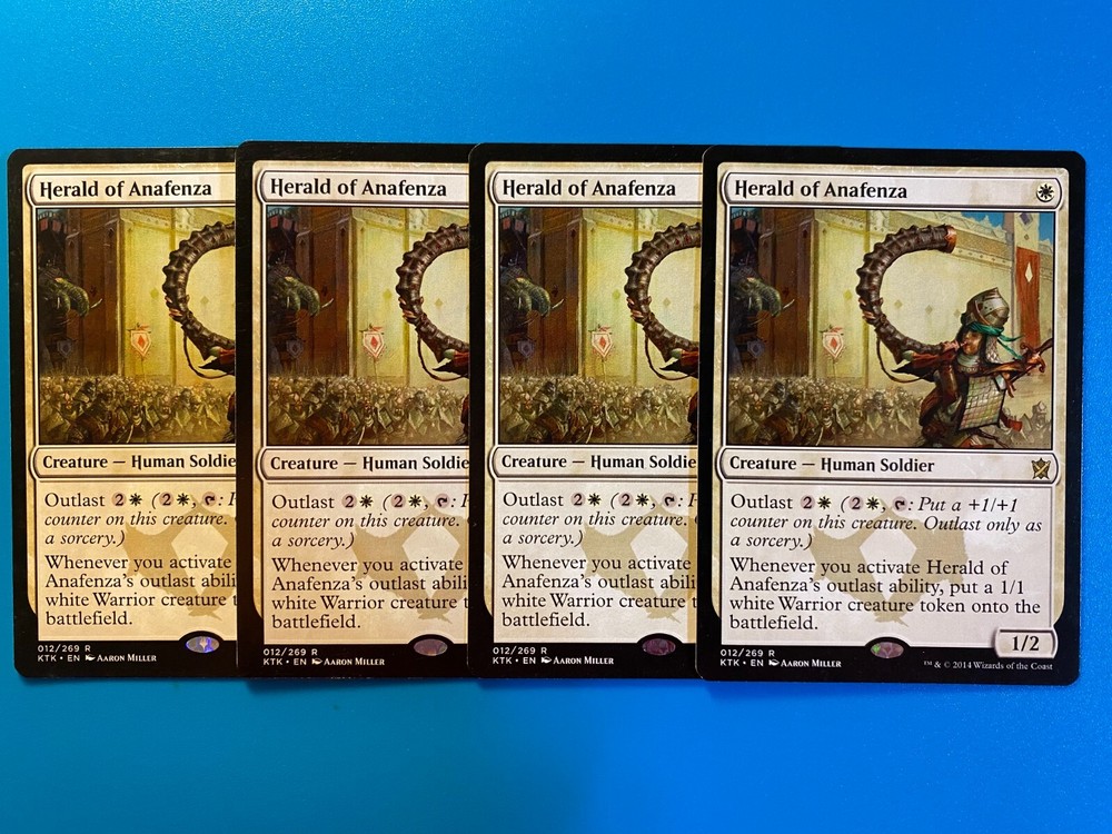 MTG 4x Herald of Anafenza Khans of Tarkir Modern Magic the Gathering Card x4 NM