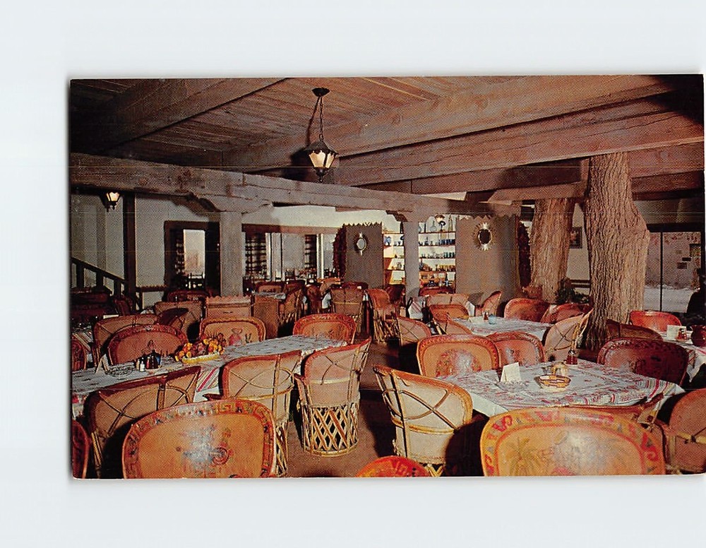 Postcard La Hacienda Dining Rooms Old Albuquerque New Mexico USA