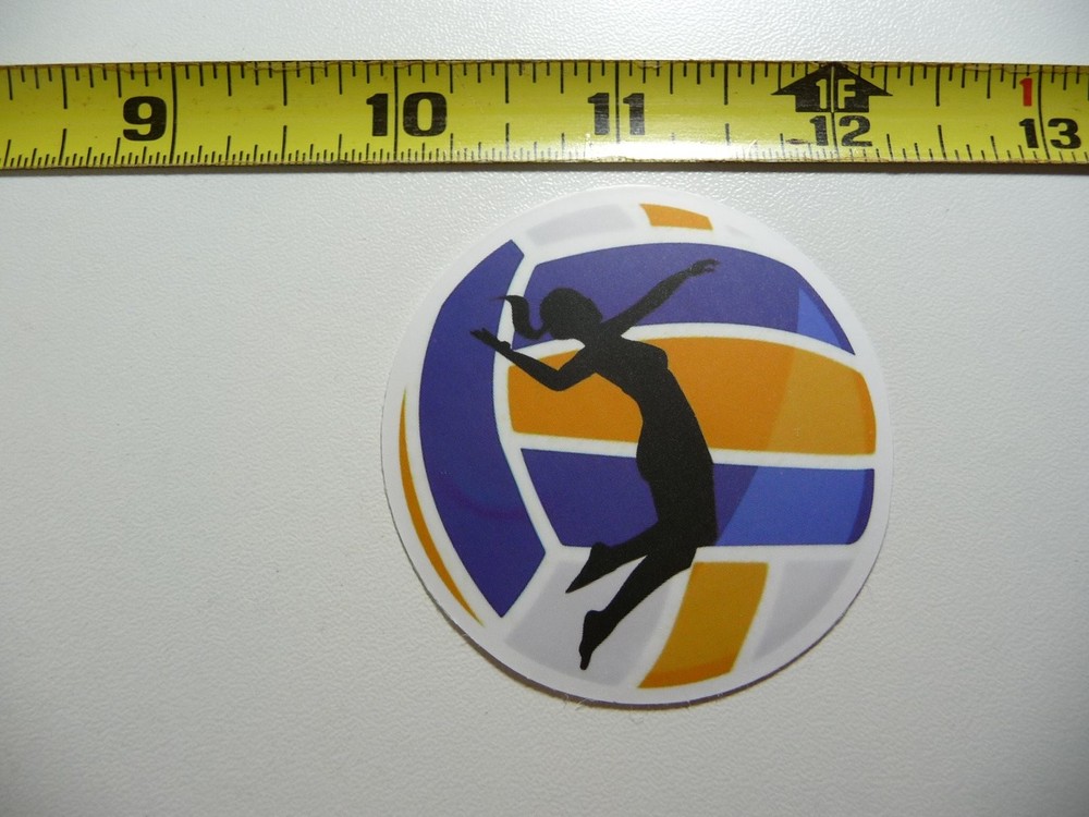 Volleyball Girl Athletic Sports Decal Sticker for Women