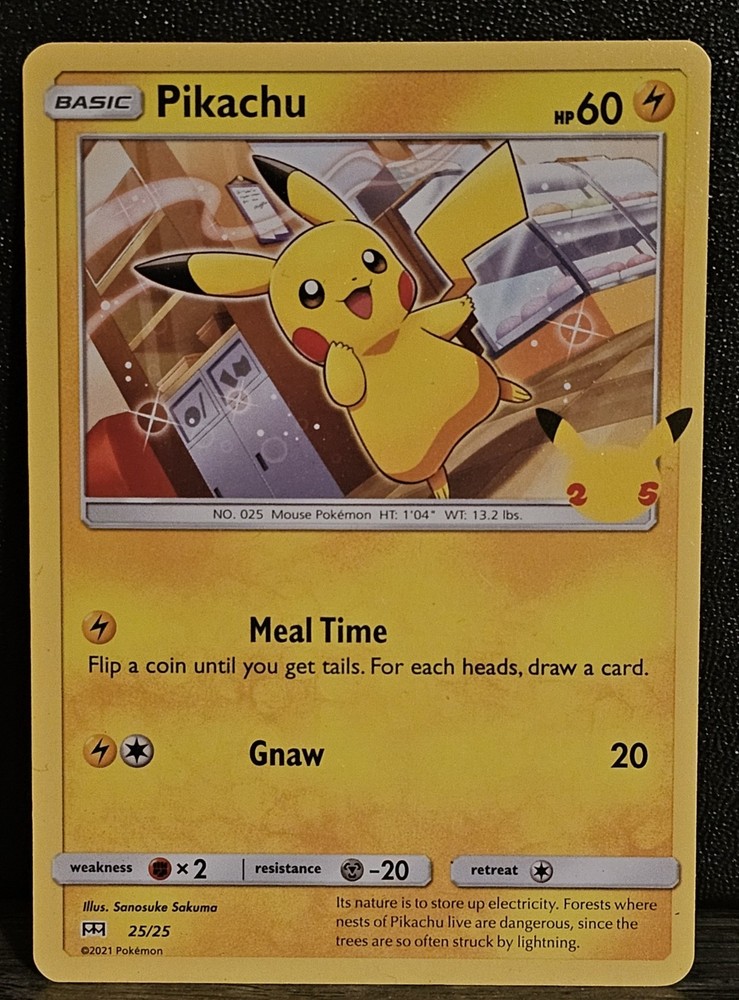 Pikachu 025/025 McDonald's 25th Anniversary Regular