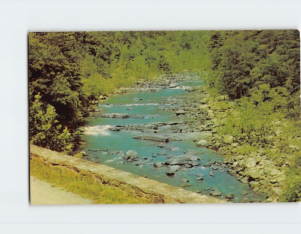 Postcard Goshen Pass near Laurel Run Virginia USA
