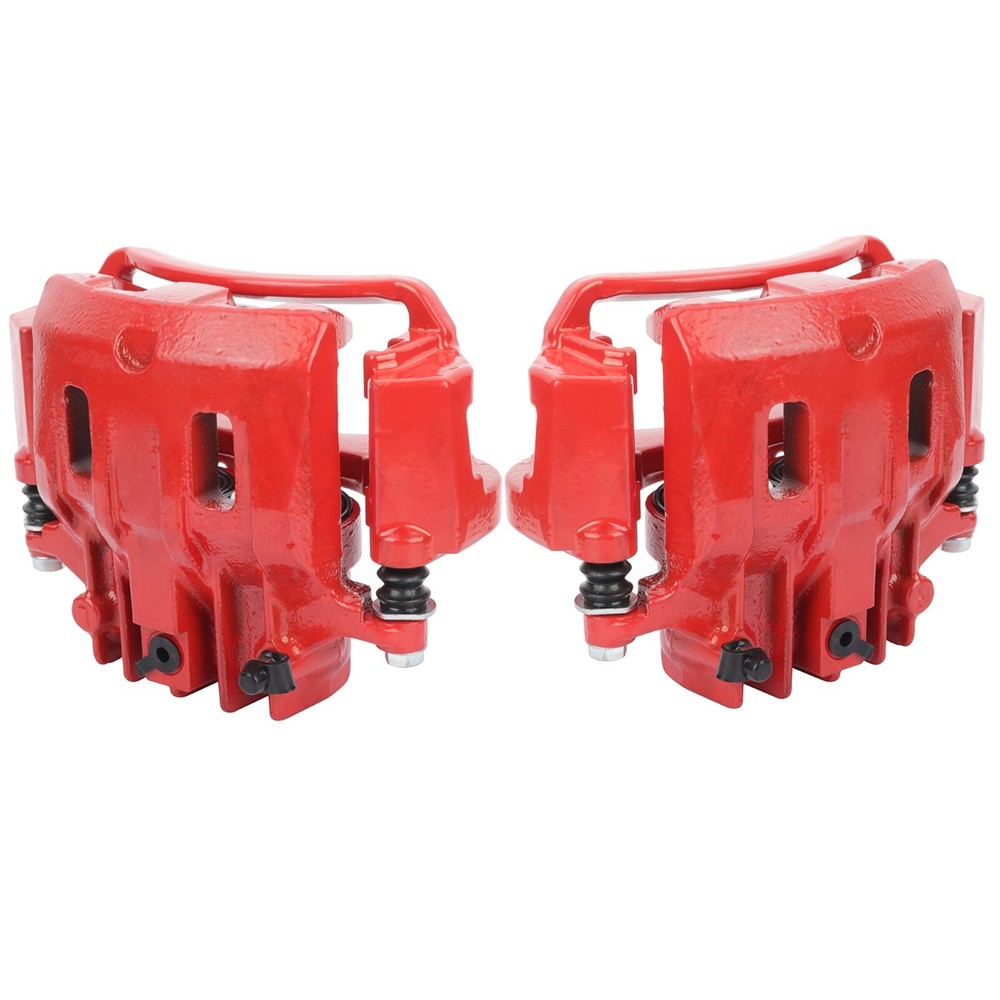 2 Rear Brake Calipers For 2000-2004 Ford F350 2WD 4WD w/ Bracket Accessories