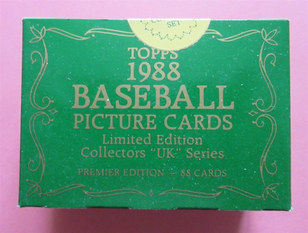 1988 Topps Tiffany Limited Edition UK Mini Set Factory Sealed