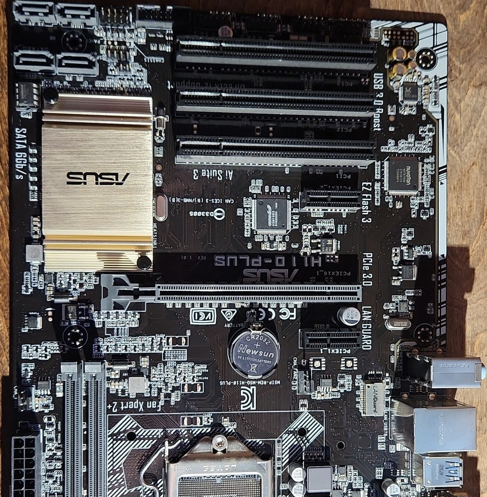 ASUS H110-PLUS ATX Motherboard Intel LGA1151 DDR4 4 DIMM USB 3.0