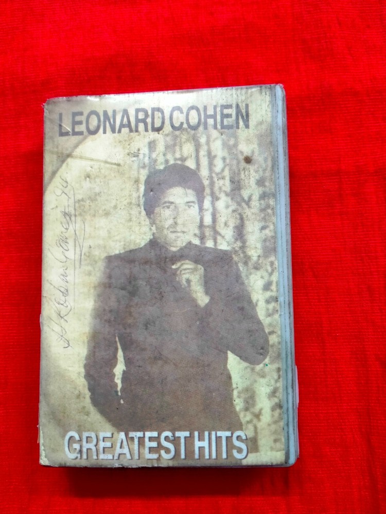 Leonard Cohen Greatest Hits Rare Orig Cassette Tape India Indian Clamshell