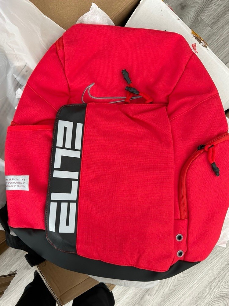 Nike HOOPS Elite Pro Mens Backpack Black Red NWT Basketball Gear
