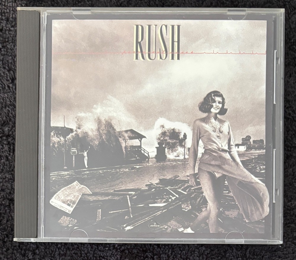 Lot of 3 CDs: Rush - Permanent Waves, Exit Stage Left, Caress of Steel VG+