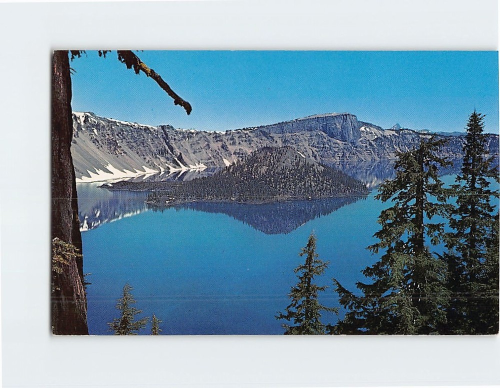 Postcard Crater Lake National Park Oregon USA