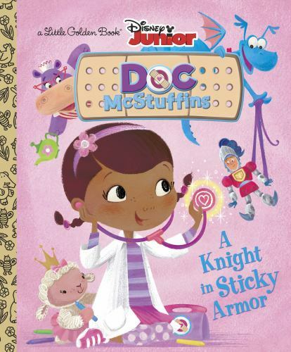 Vtg A Little Golden Book Disney Doc McStuffins A Knight In Sticky Armor #5463