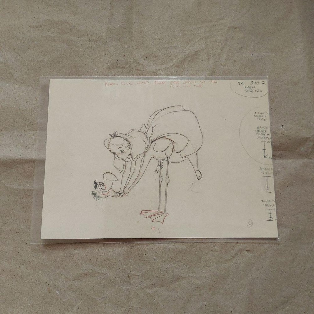 Disney Art Exhibition Alice Postcard Set, 5 Cards,