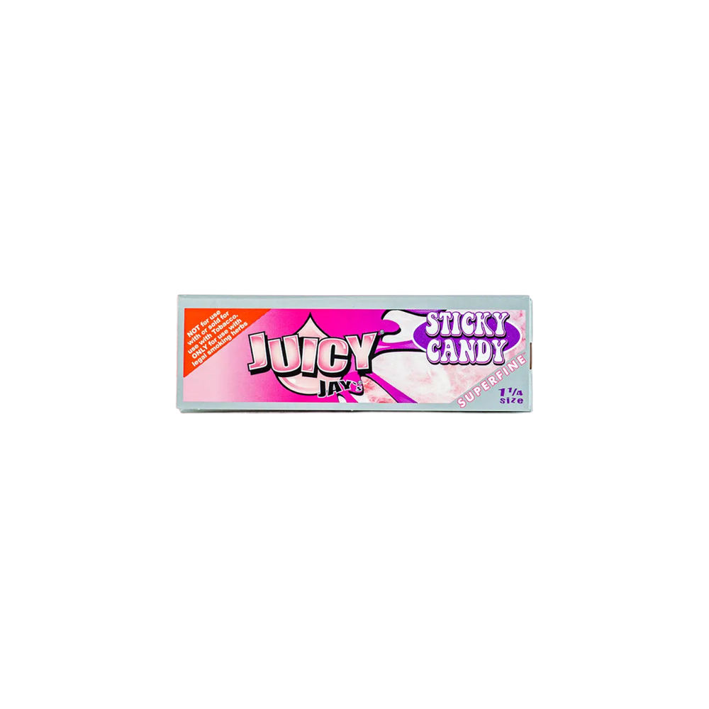Juicy Jay’s Flavored Rolling Papers – Sticky Candy– 1 1/4 -24pks per display