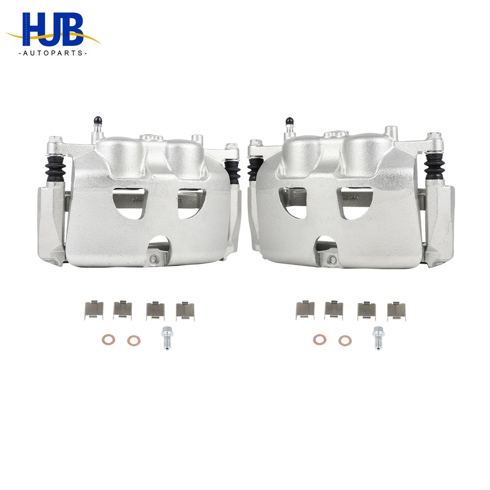 2 PCS Front Left Right Brake Calipers w/ Bracket For 12 13 14 15 2016 Ford F-150