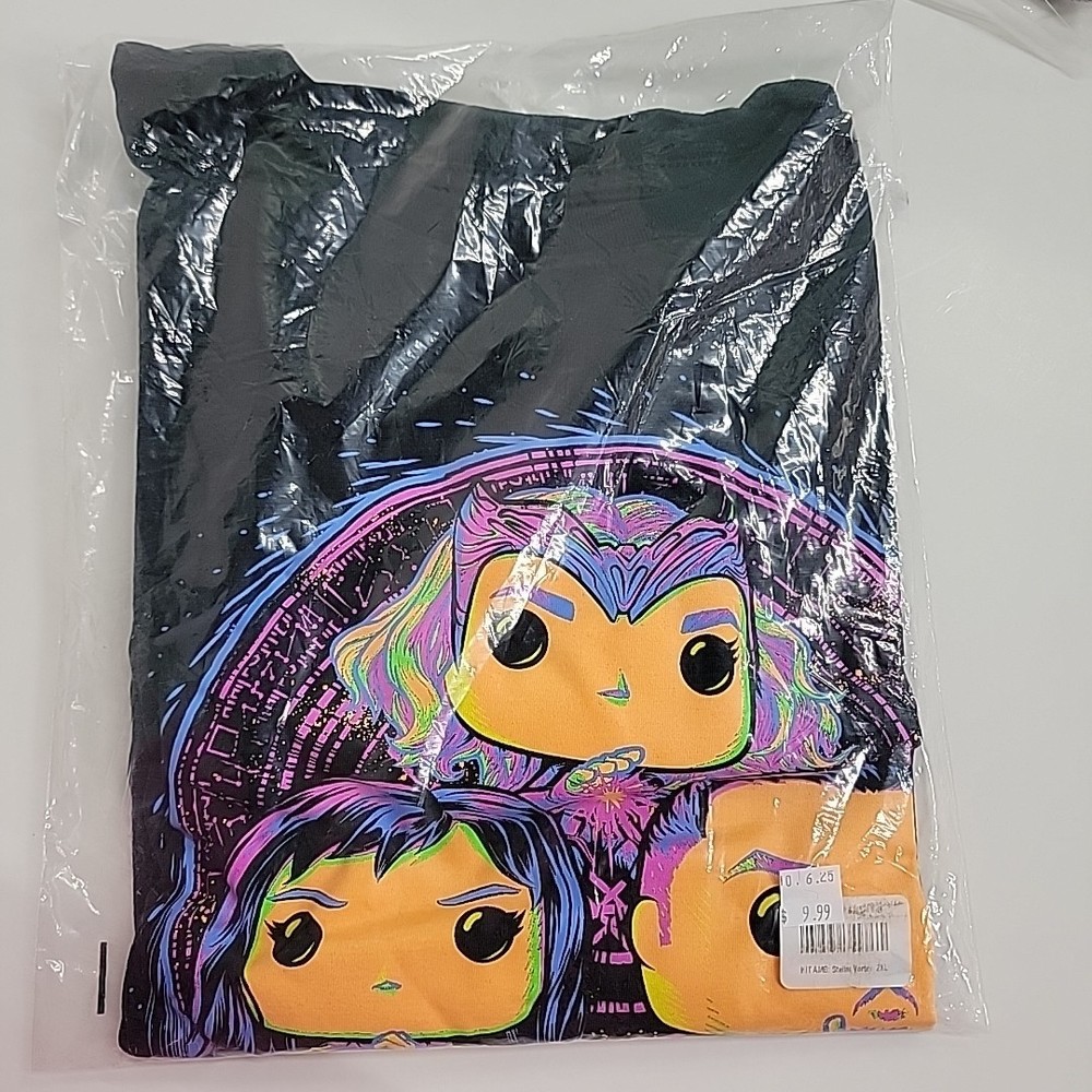 Funko Pop Doctor Strange Multiverse of Madness Blacklight T-Shirt Men's Size 2XL
