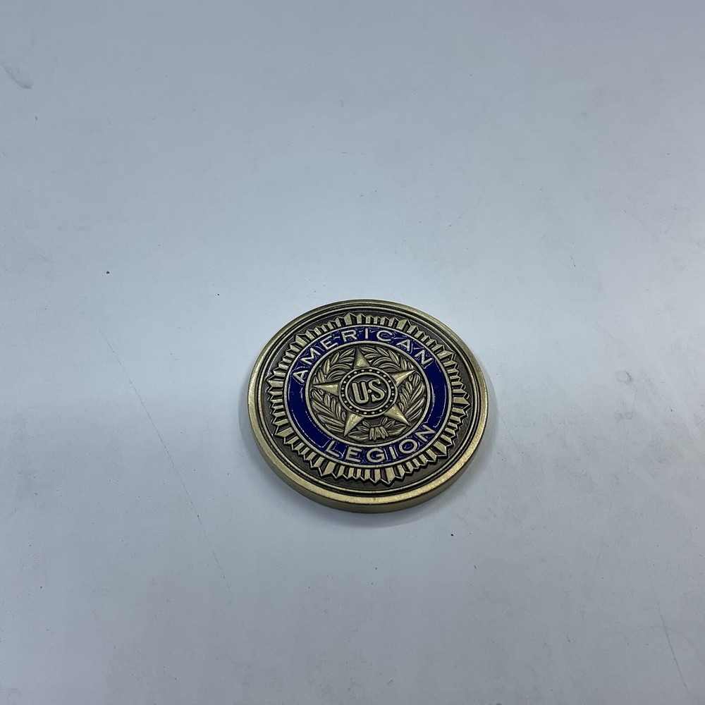 AMERICAN LEGION  CHALLENGE COIN UNITED STATES MARINE CORPS