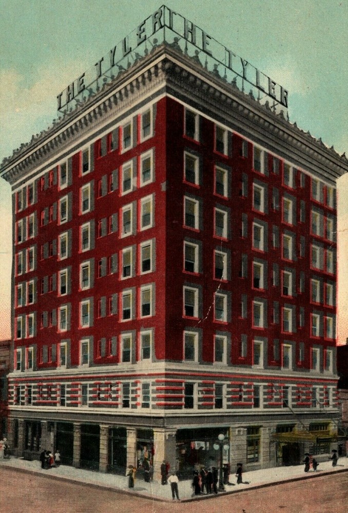 c1910 The Tyler Hotel Louisville Kentucky Vintage Postcard