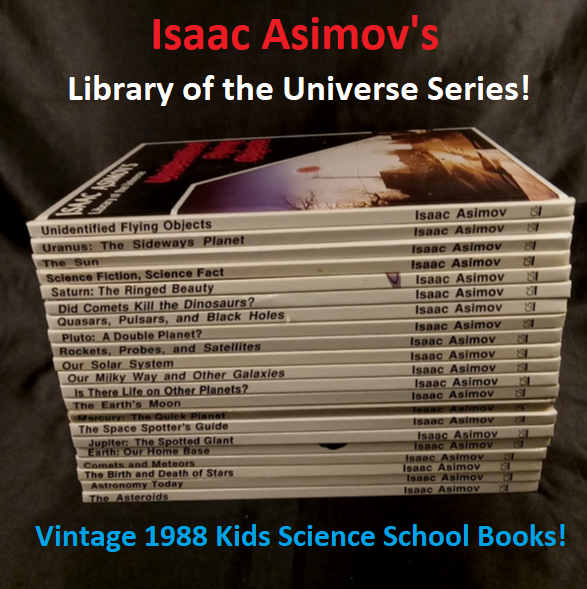 Vintage Lot 21 Isaac Asimov Library of Universe Space Science Books 1988 HC