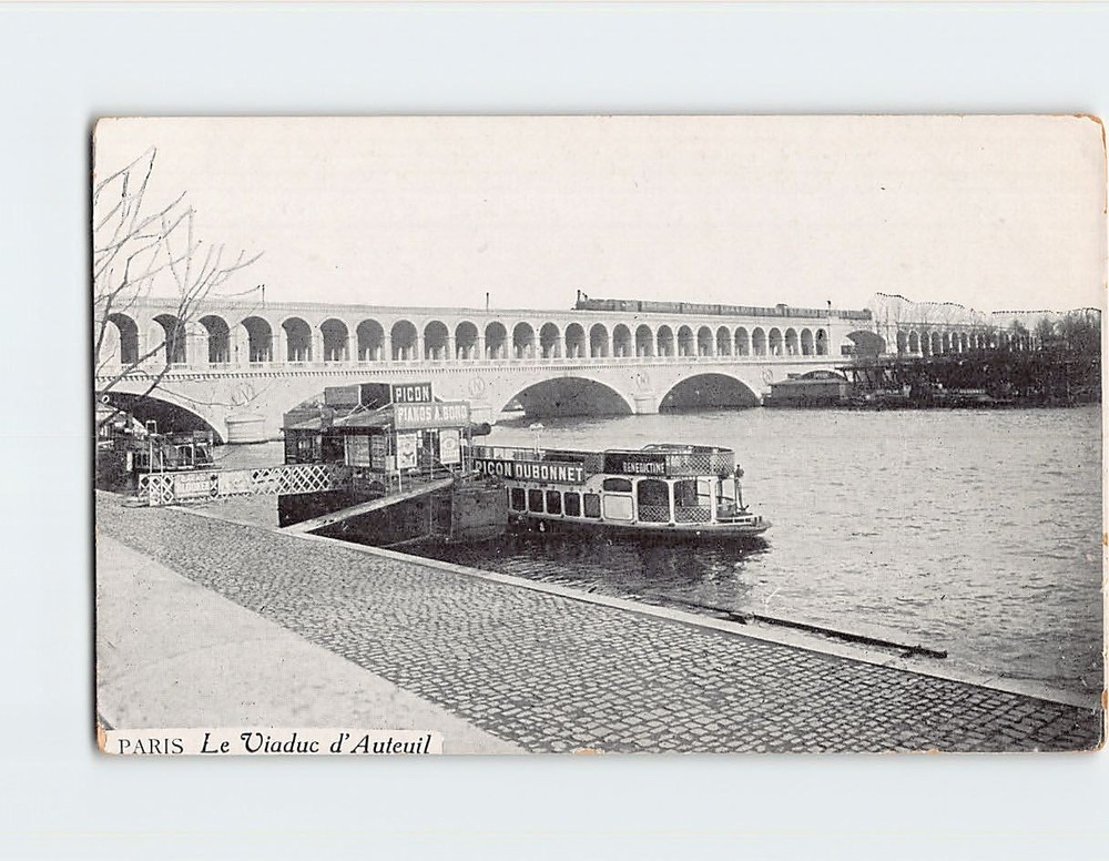 Postcard Viaduc d'Auteuil Paris France