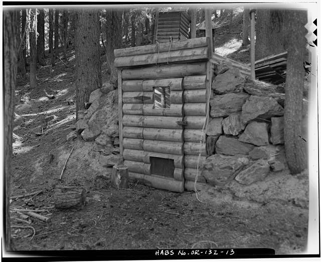Photo:Paulina Lake Oregon IOOF Organization Camp Cellar 1900s