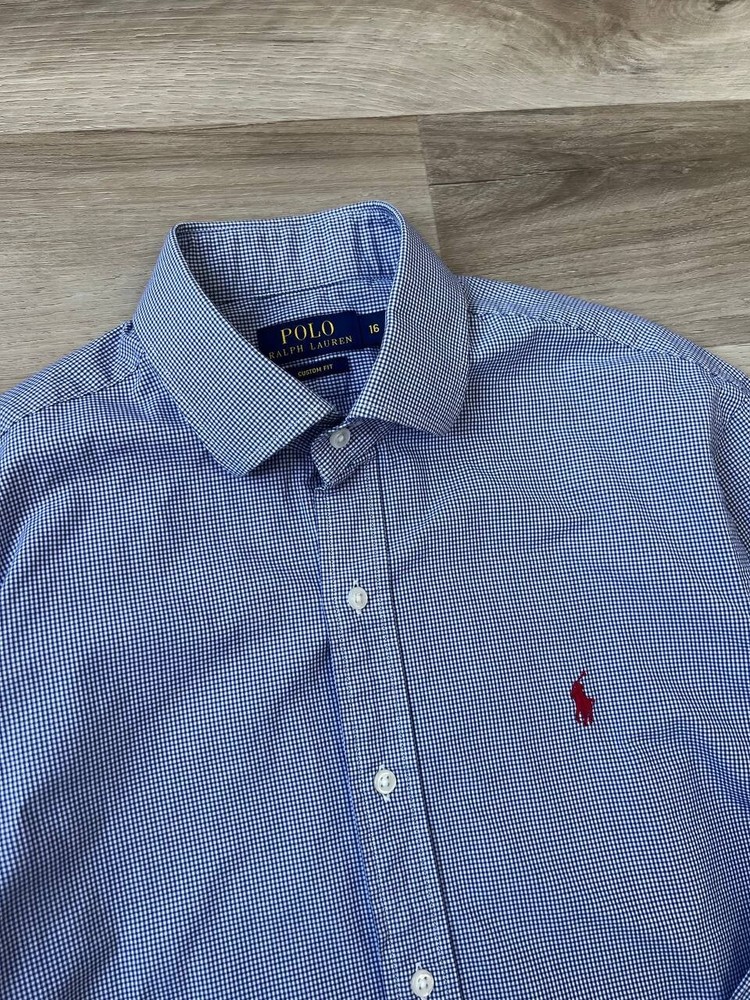 Men's Ralph Lauren Long Sleeve Polo Shirt Size 16 Button Down