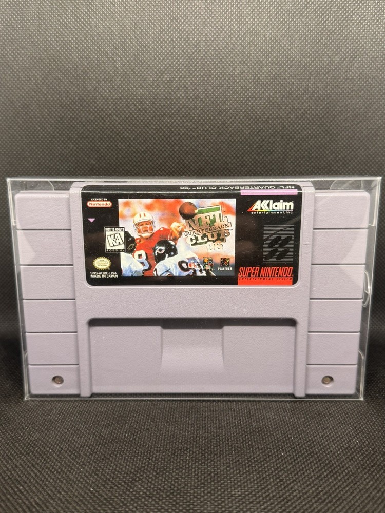 NFL Quarterback Club 96 SNES Super Nintendo Game Authentic Tested Cartridge Only