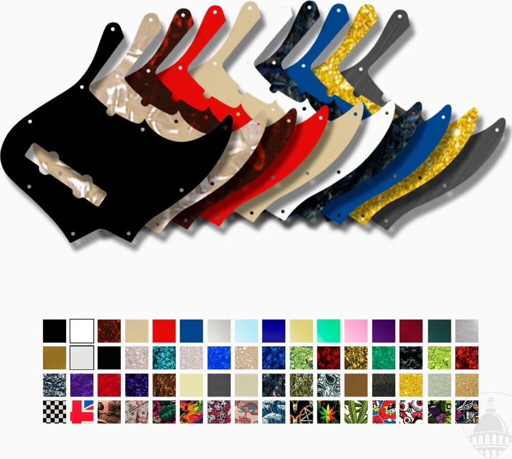 WD Custom Pickguard For Fender 2019 5 String American Ultra Jazz Bass V