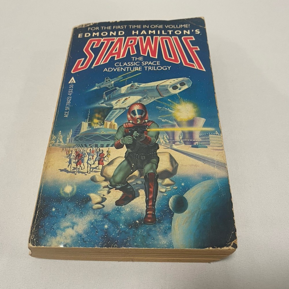 Starwolf Edmond Hamilton Ace SF Paperback Omnibus Trilogy Classic Sci Fi 1980s