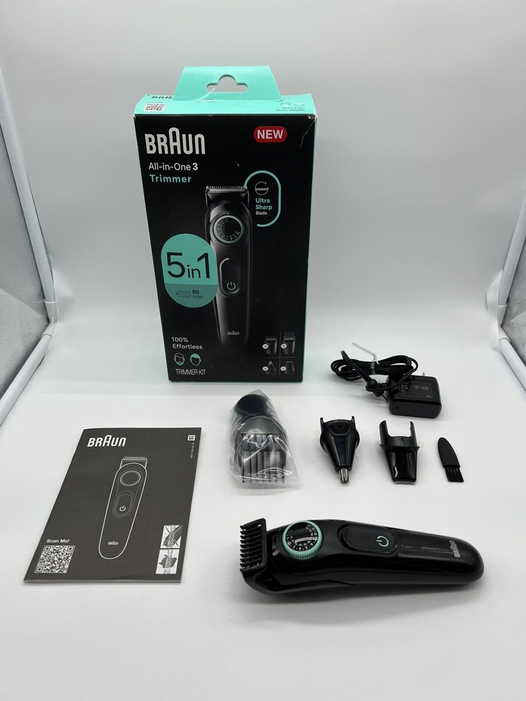 Braun Series 3 All-In-One Style Kit Grooming Hair & Beard Trimmer Q4(13)