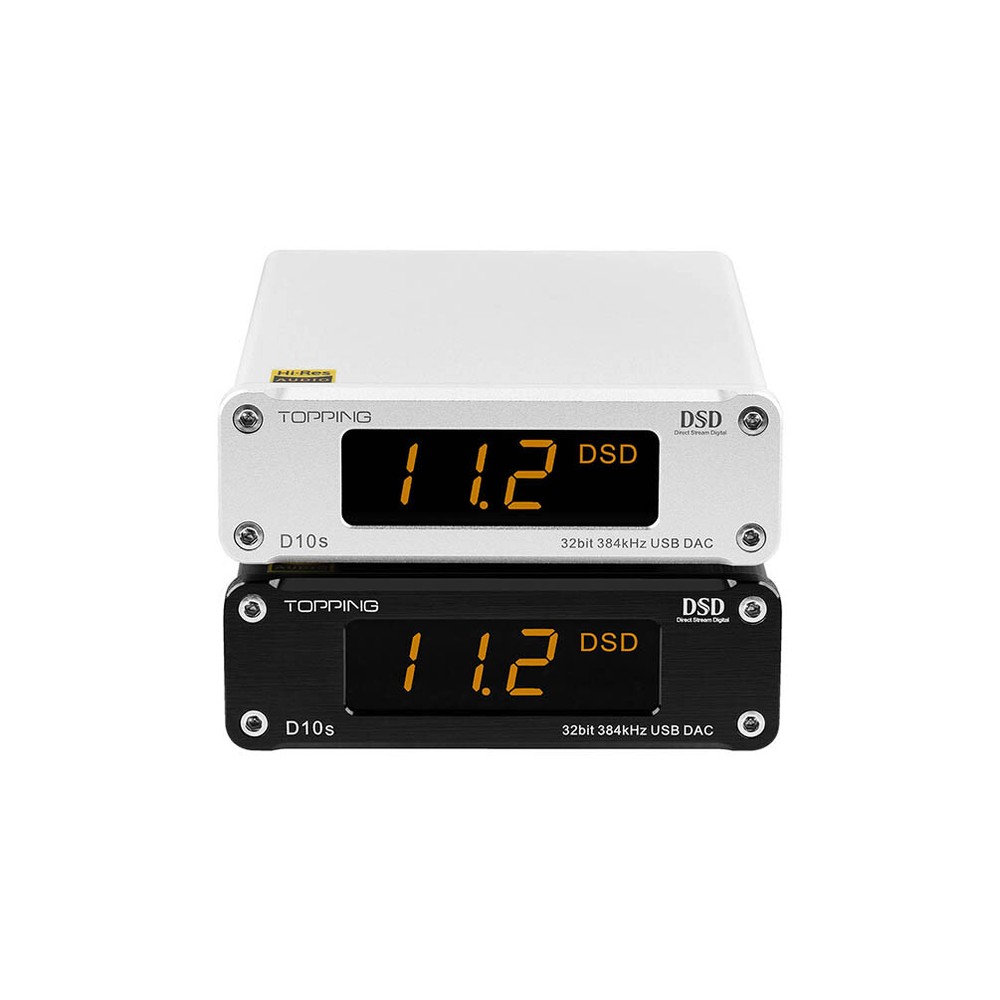 TOPPING D10s DAC HIFI USB PCM384KHz DSD256 ASIO Driver ES9038Q2M MINI Decoder